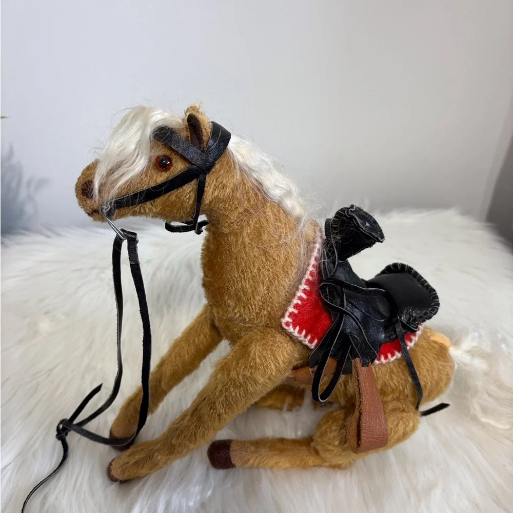 Vintage Cowboy Teddy Bear on Horse Gastrell 1998/1999 - Picture 4 of 6